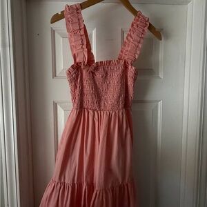 Abercrombie & Fitch Pink Smocked Mini